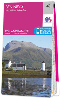 Wandelkaart - Topografische kaart 041 Landranger Ben Nevis, Fort William & Glen Coe | Ordnance Survey
