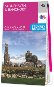 Wandelkaart - Topografische kaart 045 Landranger Stonehaven & Banchory | Ordnance Survey