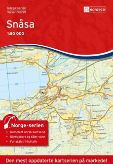 Wandelkaart - Topografische kaart 10099 Norge Serien Snåsa | Nordeca