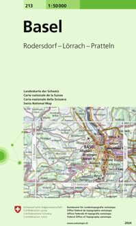 Wandelkaart - Topografische kaart 213 Basel | Swisstopo