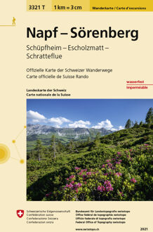 Wandelkaart - Topografische kaart 3321T Napf - Sörenberg | Swisstopo