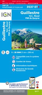 Wandelkaart - Topografische kaart 3537ETR Guillestre | IGN - Institut Géographique National