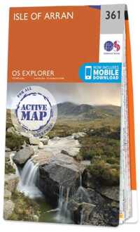 Wandelkaart - Topografische kaart 361 OS Explorer Map | Active Isle of Arran | Ordnance Survey
