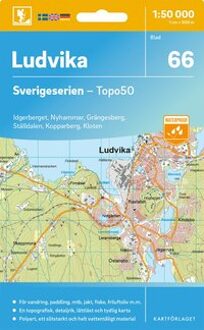 Wandelkaart - Topografische kaart 66 Sverigeserien Ludvika | Norstedts