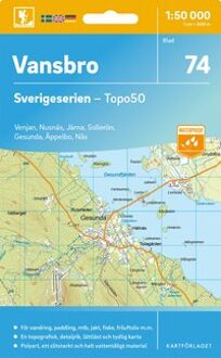 Wandelkaart - Topografische kaart 74 Sverigeserien Vansbro | Norstedts