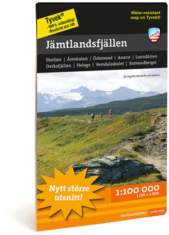Wandelkaart - Topografische kaart Fjällkartor 1:100.000 Jämtlandsfjällen | Zweden | Calazo