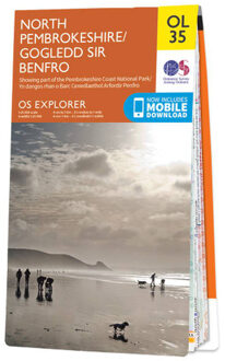 Wandelkaart - Topografische kaart OL35 OS Explorer Map North Pembrokeshire | Ordnance Survey
