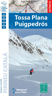 Wandelkaart Tossa Plana - Puigpedros winter | Editorial Alpina