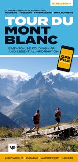 Wandelkaart Tour du Mont Blanc Guidemap | Vertebrate Publishing