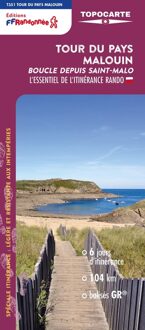 Wandelkaart Tour du pays malouin - Boucle depuis Saint-Malo | FFRP