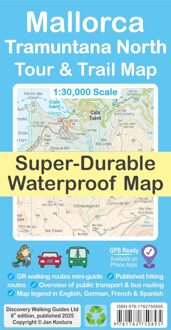 Wandelkaart Tour & Trail Mallorca - Tramuntana North | Discovery Walking Guides