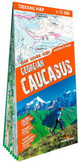 Wandelkaart Trekking map Georgian Caucasus - Trekking map Georgië Kaukasus | TerraQuest