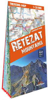 Wandelkaart Trekking map Retezat Mountains | TerraQuest