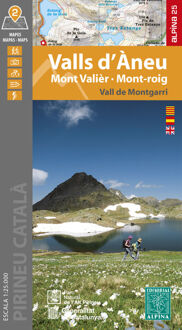 Wandelkaart Valls d'Aneu - Mont Valier - Mont-roig / Vall de Montgarri | Editorial Alpina