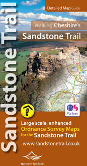 Wandelkaart Walking Cheshire's Sandstone Trail - 1:25,000 OS Map Book | Northern Eye Books