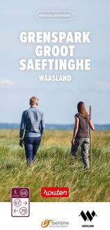 Wandelkaart Wandelnetwerk BE Grenspark Groot Saeftinghe Waasland wandelknooppuntennetwerk | Tourisme Vlaanderen