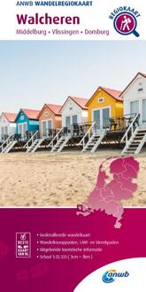Wandelkaart Wandelregiokaart Walcheren | ANWB Media