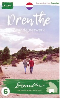 Wandelknooppuntenkaart 6 Wandelnetwerk Drenthe Zuidwolde - Hoogeveen - Meppen | Recreatieschap Drenthe