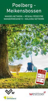 Wandelknooppuntenkaart Wandelnetwerk BE Poelberg - Meikensbossen | Westtour