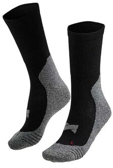 Wandelsokken Hiking Katoen Zwart Maat 45/47 2-pak