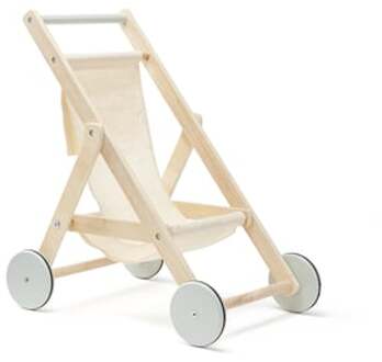 Wandelwagen Pop Meisjes 60,5 Cm Hout/katoen Naturel