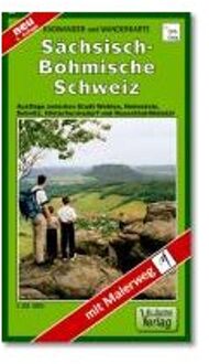 Wander- Und Radwanderkarte Sächsisch-Böhmische Schweiz 1 : 30 000