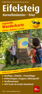 Wanderkarte Eifelsteig 1 : 25 000