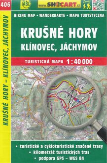 Wanderkarte Tschechien Krusne hory - Klinovec, Jachymov 1 : 40 000