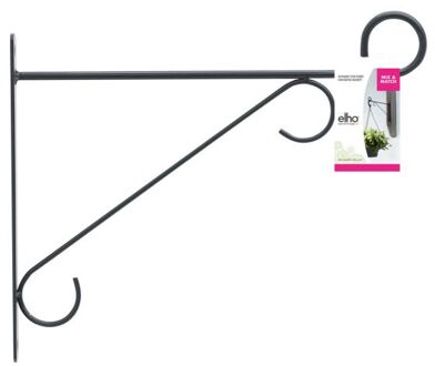 wandhaak elegant 30cm antraciet