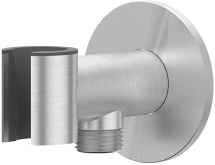 Wandhouder - geïntegreerde wateruitlaat - 1/2 - RVS316 - geborsteld 6900211 RVS geborsteld