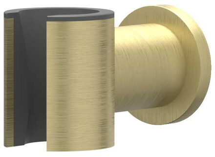 Wandhouder - rozet - bevestigingsmateriaal - RVS316 - geborsteld mat goud PVD 6900112 Goud geborsteld