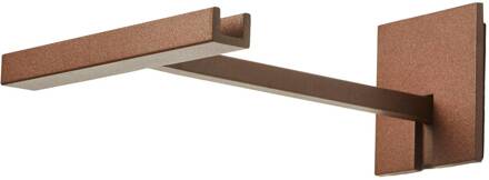 wandhouder voor Lucerna, corten roestbruin