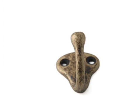 Wandkapstok - brons - Retro enkele haak - kapstokken - haken - 3 x 3 cm