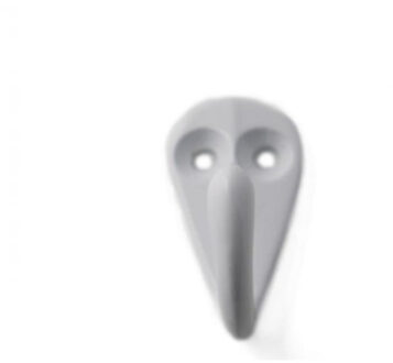 Wandkapstok - wit - Retro enkele haak - kapstokken - haken - 3.6 x 2 cm