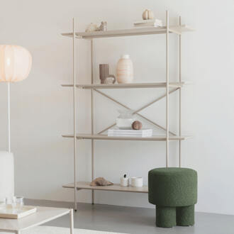 Wandkast 'Aditya' 180 x 120cm, kleur Beige