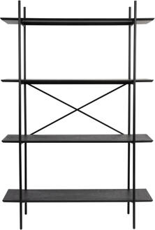 Wandkast 'Aditya' 180 x 120cm, kleur Zwart