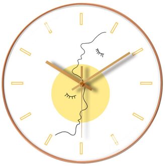 Wandklok 10 Inch Stille Opknoping Digitale Quartz Horloges Creatieve Dikke Grens Horloge Woonkamer Studie Decor Quartz Klok Needl 1012 model- 10 duim