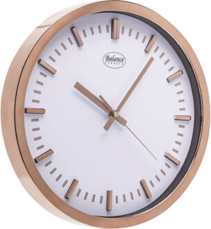 Wandklok Analoog - Rond - Goud/Wit - 30CM