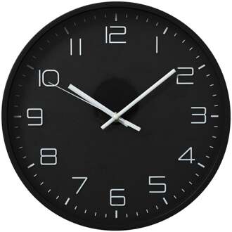 Wandklok Nadya - zwart - ø30x4 cm