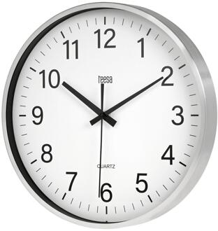 Wandklok Ø30cm zilver