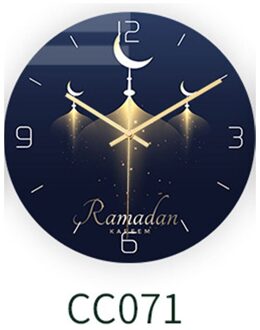Wandklokken Voor Woonkamer Decor Moskee Moslim Acryl Arabisch Batterij Operated Digitale Stille Klok CC071