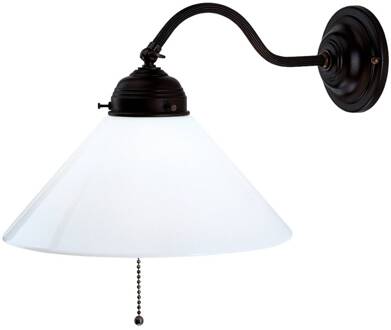 Wandlamp ALFRED met antieke uitstraling wit, antiek