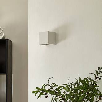 Wandlamp Arcchio Zuzana, hoekig, wit, G9, 10 cm breed