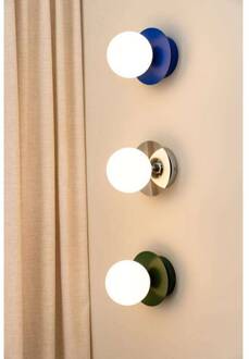 wandlamp ART DECO, groen/wit, Ø 16 cm, IP44 groen, wit