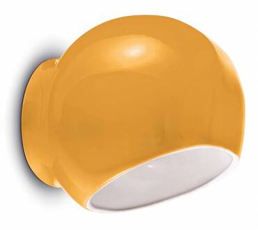 Wandlamp Ayrton keramiek, geel