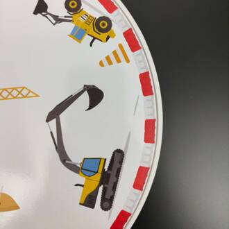 Wandlamp Baustelle met stekker wit, kleurrijk