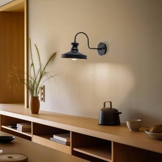 Wandlamp Berceste 182-A zwart/goud zwart, goud