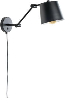 Wandlamp 'Bret' kleur Zwart
