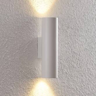 wandlamp Brinja, wit, metaal, up/down, GU10