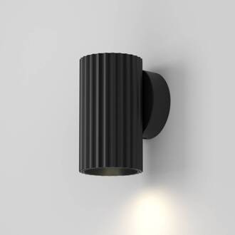 wandlamp Calipso, zwart 1 x GU10 hoogte 10 cm metaal